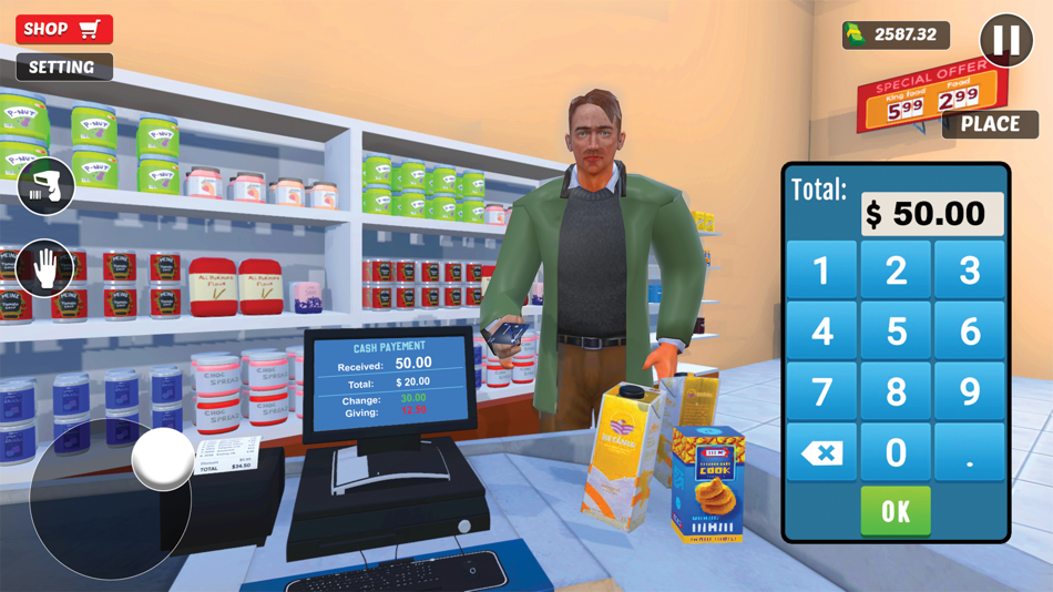 #2. Supermarket Store Manager 3D (iOS) 由: Ammar Asif