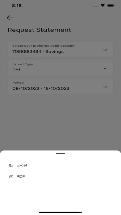 NET Mobile Banking Screenshot