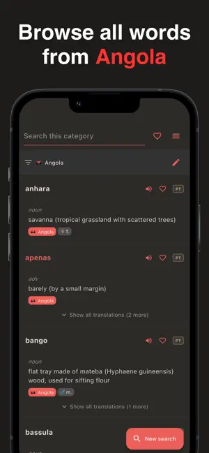 Kuduro: Angolan Dictionary screenshot 3
