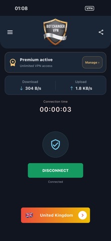 BotChanger VPN screenshot 4