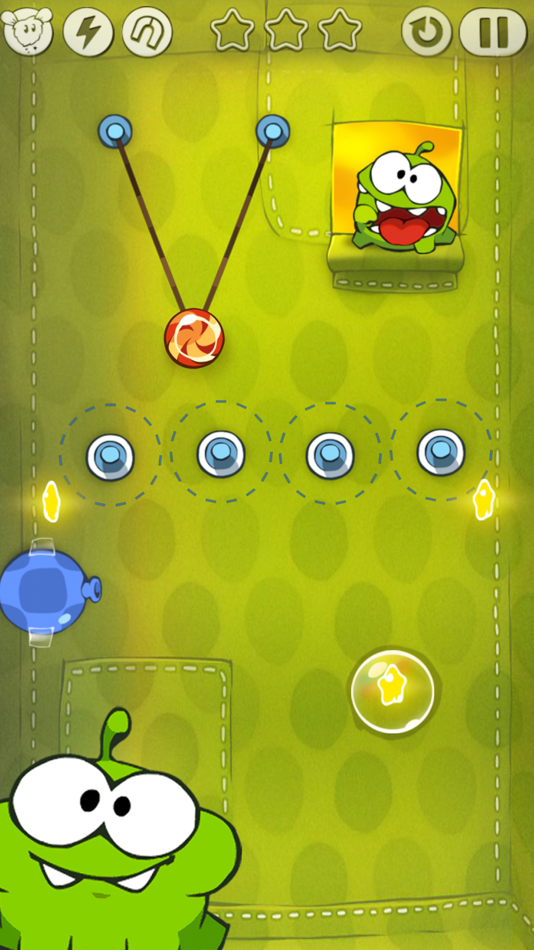 #7. Cut the Rope: Physics Puzzle (iOS) Podle: ZeptoLab UK Limited