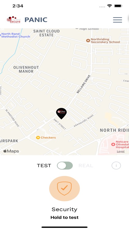 SysControl Secure Panic App