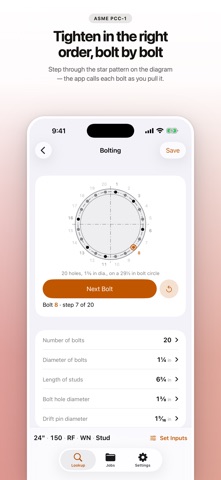 Flange Bolt Chart Screenshot 2 of 7