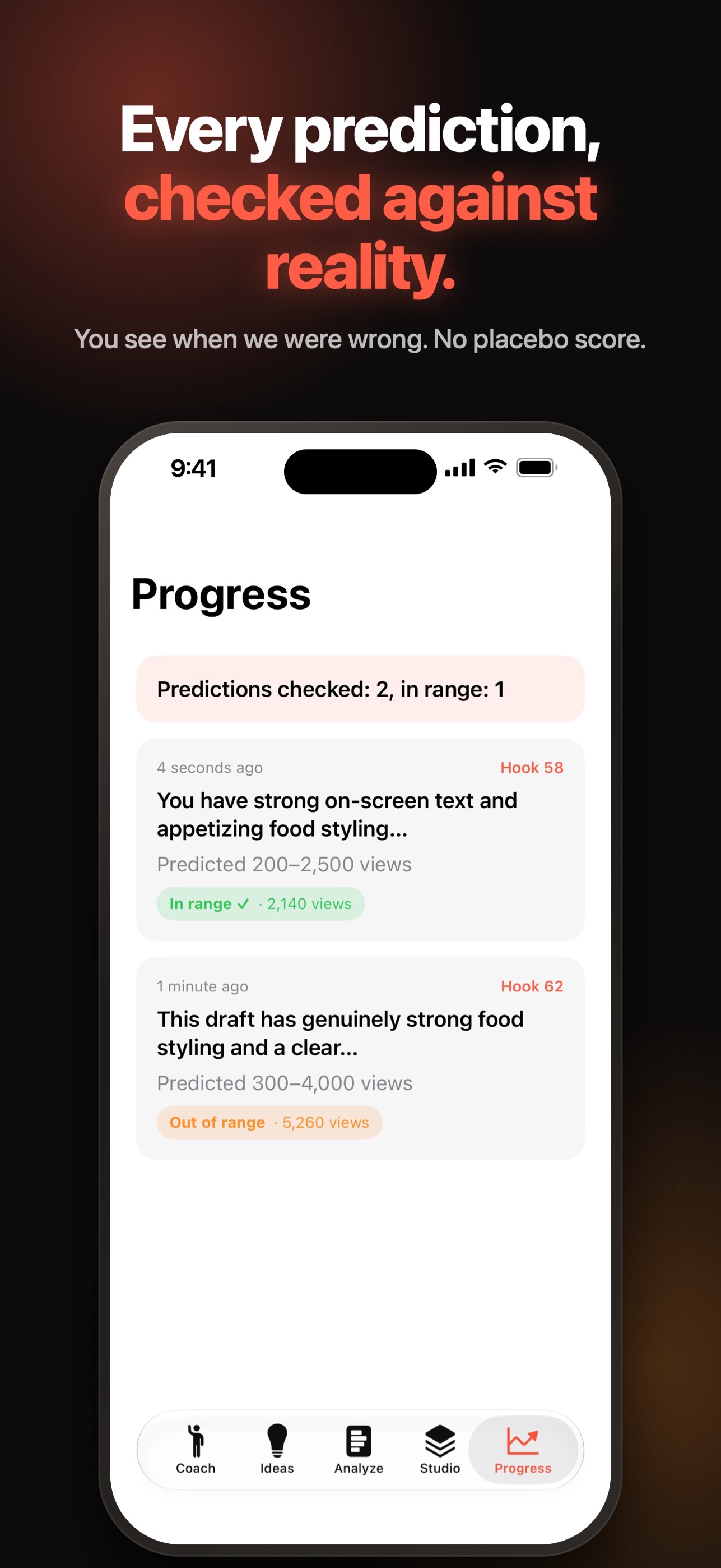 Screenshot 2 of FYP AI: Viral Video Coach