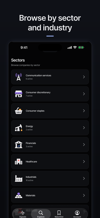 Quantral: Stock Signals Screenshot 5 of 5