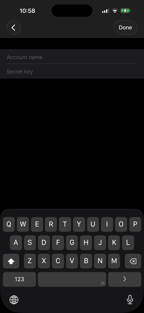 iPhone screenshot
