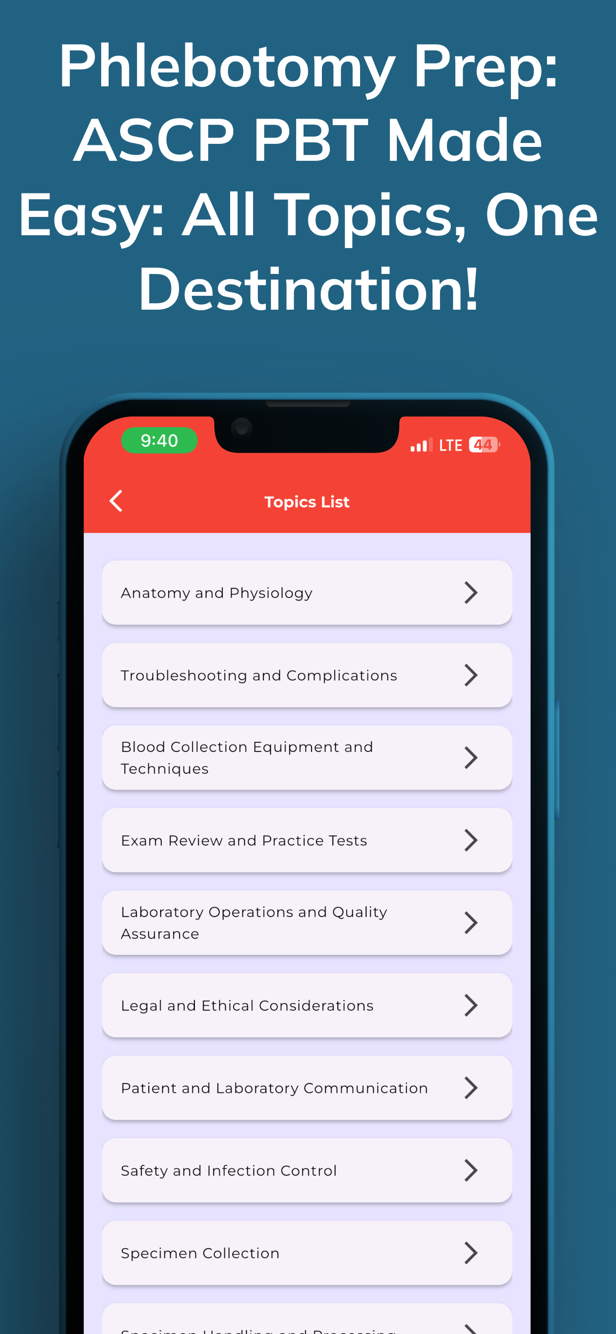 Phlebotomy ASCP PBT Prep
