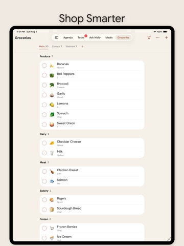 Nidly: Family Organizer iPad screenshot