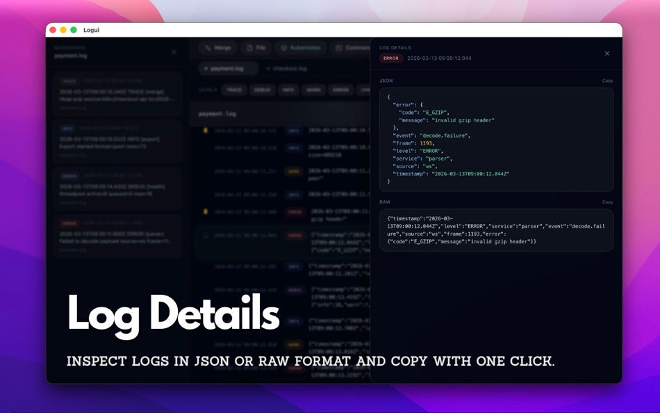 #3. Logui (macOS) Von: Marcos Lima