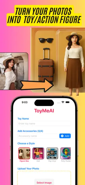 Action Figure Maker: ToyMe AI screenshot 1