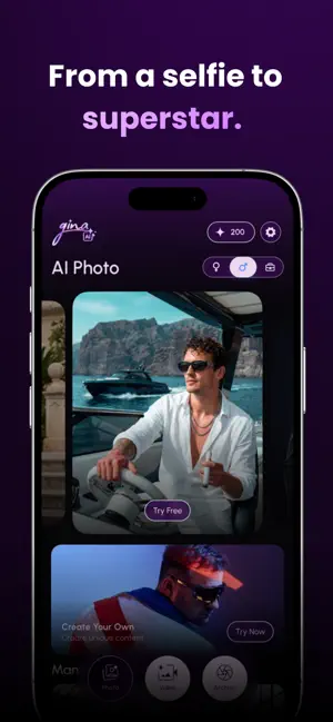 Gina AI - Photo & Video Editor iPhone screenshot 6