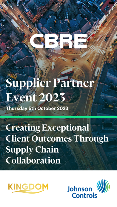 CBRE Supplier Partner Event Screenshot
