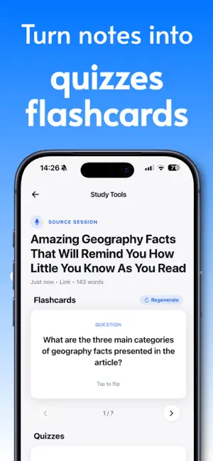 Noteleo: AI Note Taker & Study screenshot 3