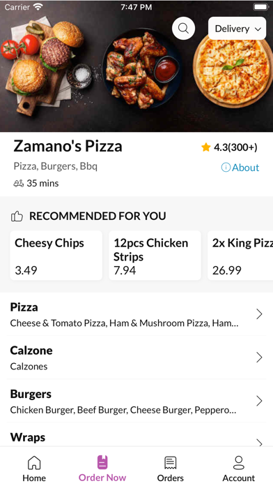 Zamano's Pizza Screenshot