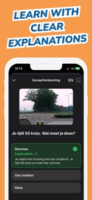 Theorie Examen screenshot