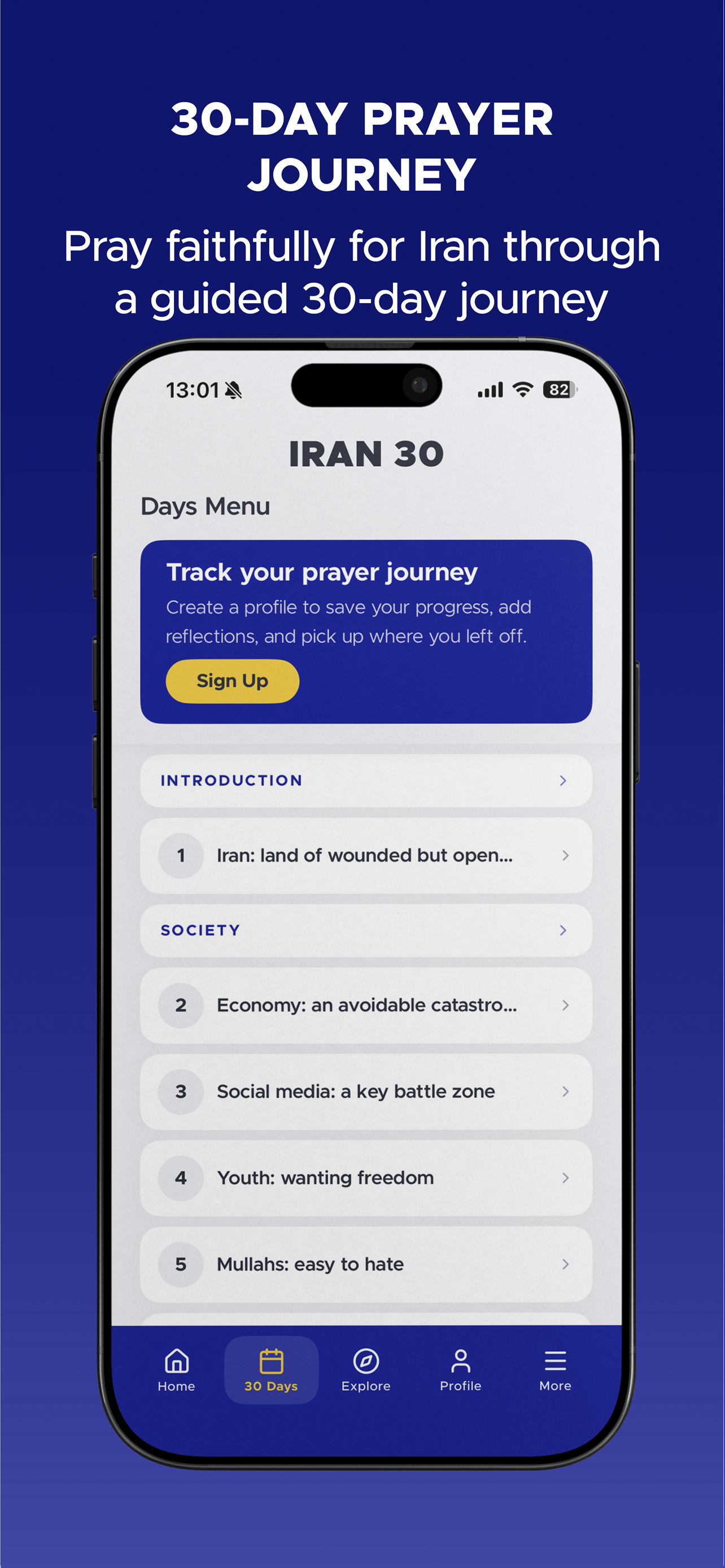 Iran 30: Pray for Iran