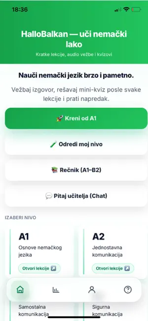 Uči nemački - Hallo Balkan screenshot 1