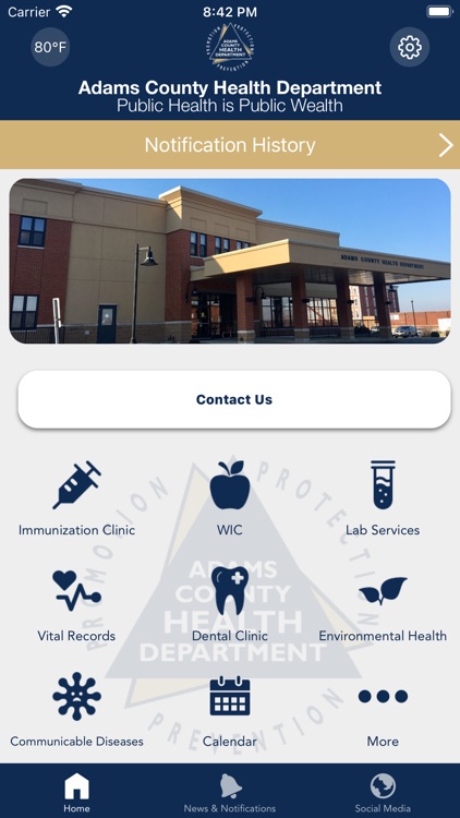 Adams County Health Dept IL