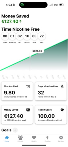 PouchPal: Quit Zyn and Snus screenshot