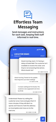 Locator Task Manager screenshot