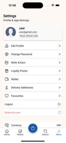 Grid App screenshot