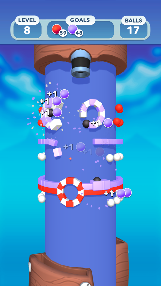 #3. Helix Drop 3D (iOS) 来自: Volt Games