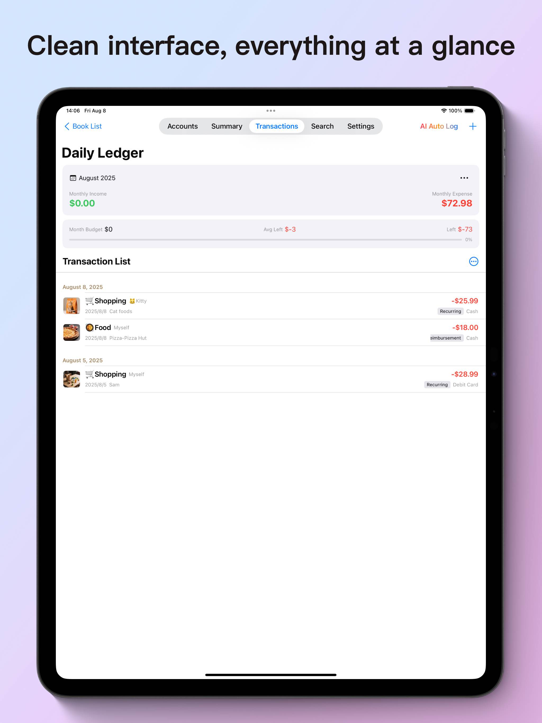 PigCatLedger screenshot 8