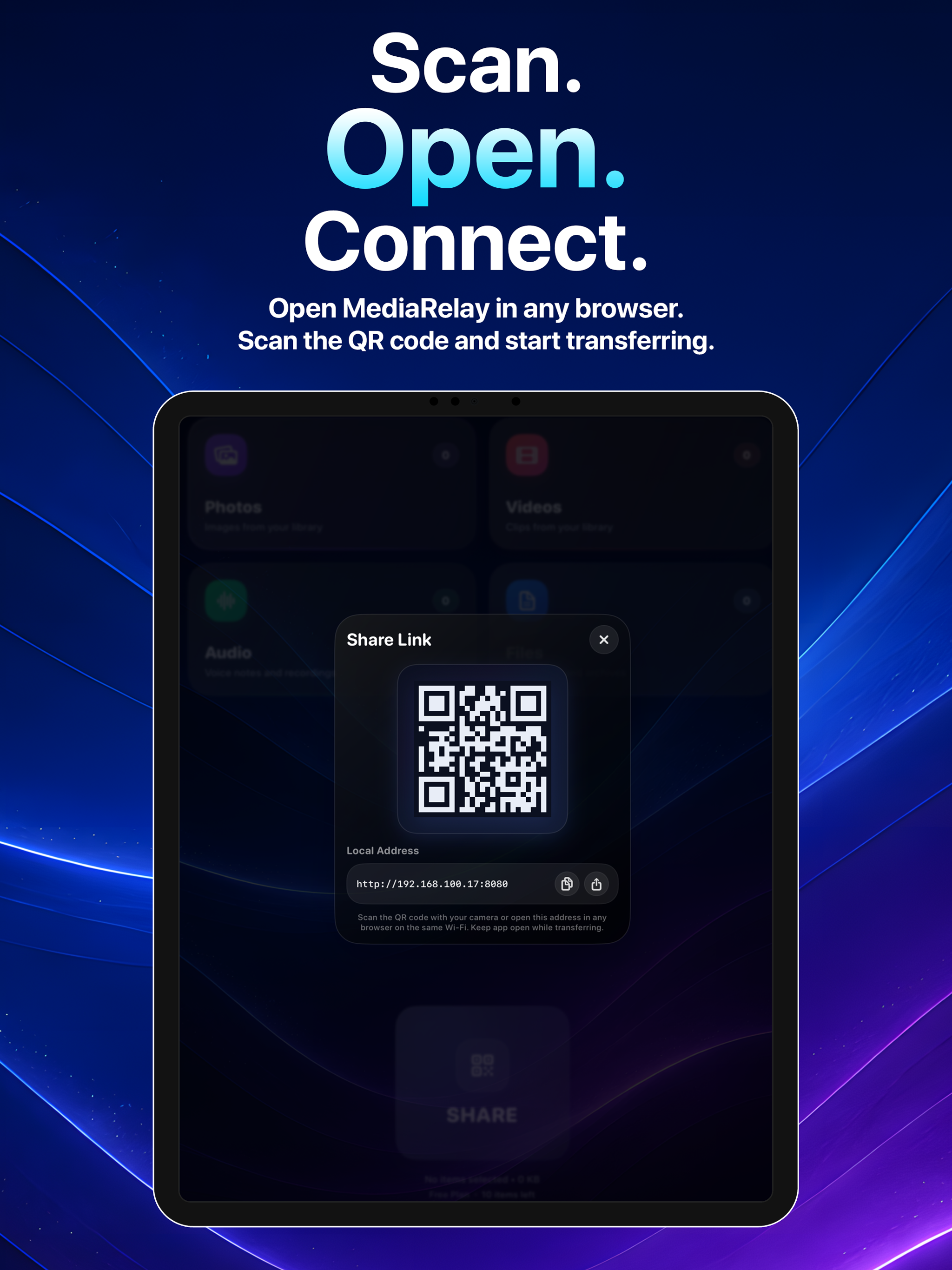 MediaRelay: WiFi File Transfer screenshot 5