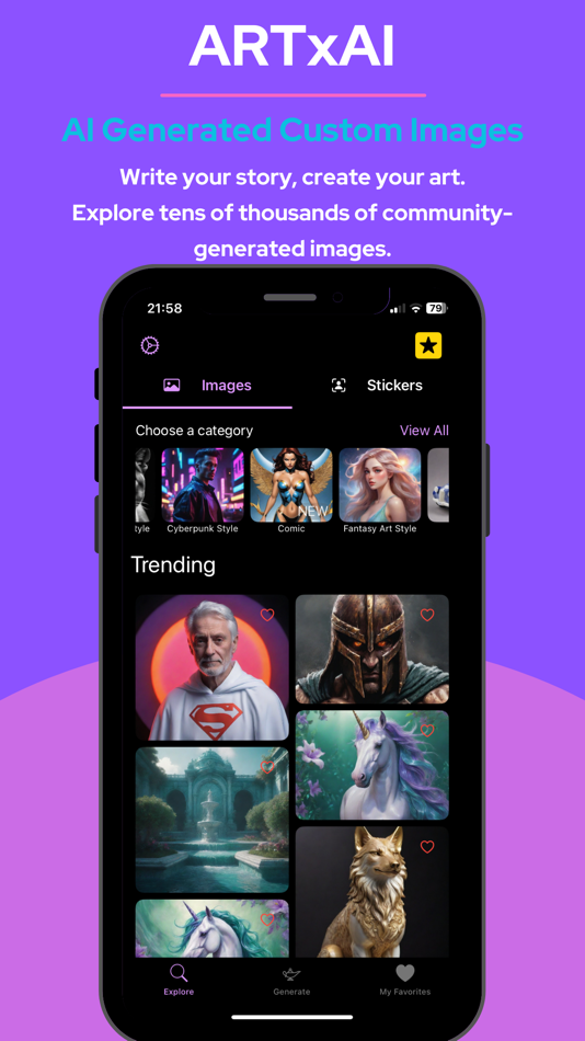 #1. AI generated images : ARTxAI (iOS) Podle: Asey