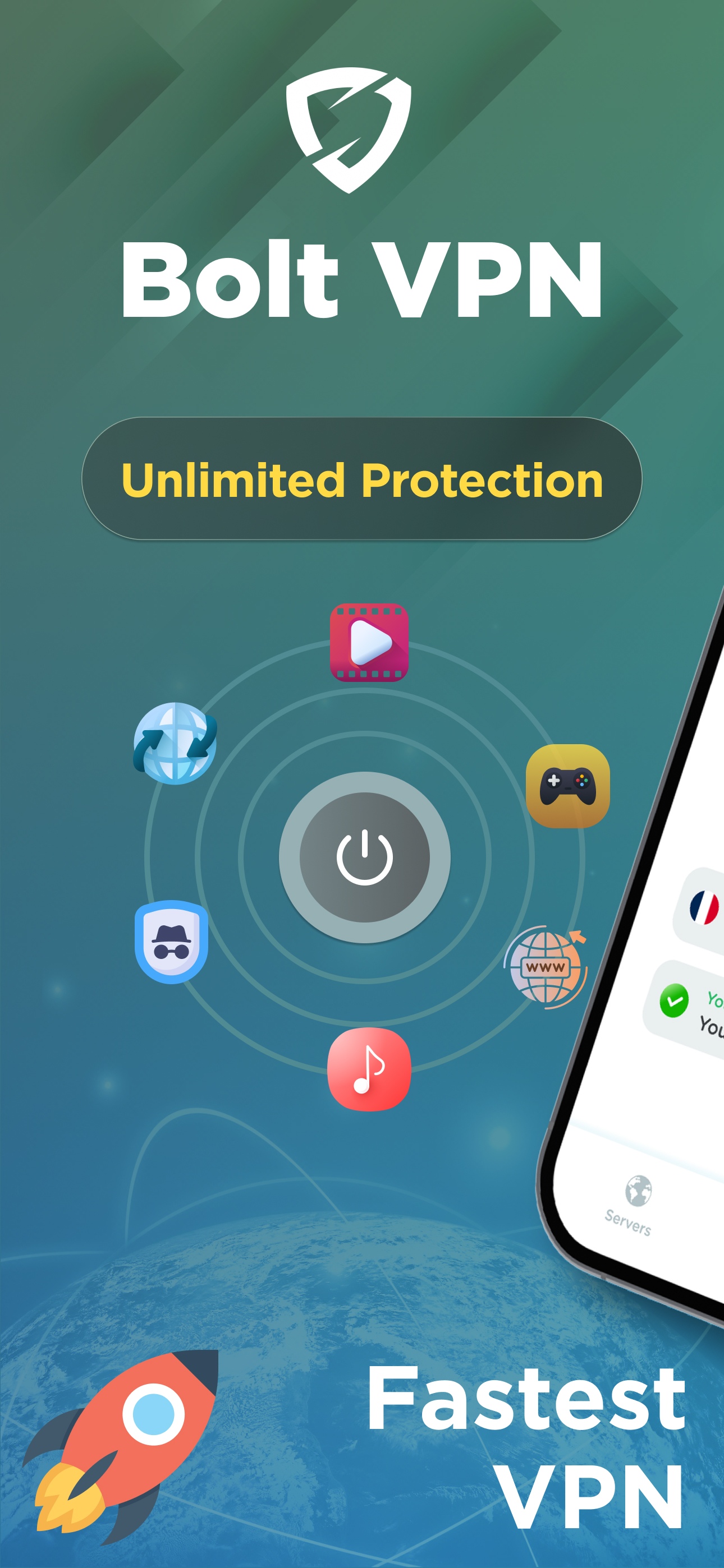 Bolt VPN for iPhone,VPN Master