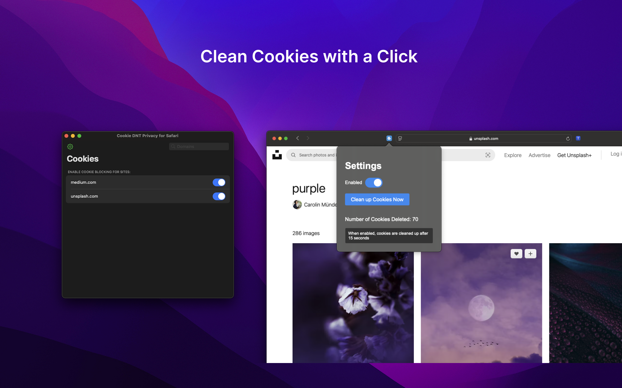 Cookie DNT Privacy for Safari