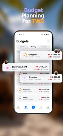 Budget app for couples: Otter Screenshot 4 of 7
