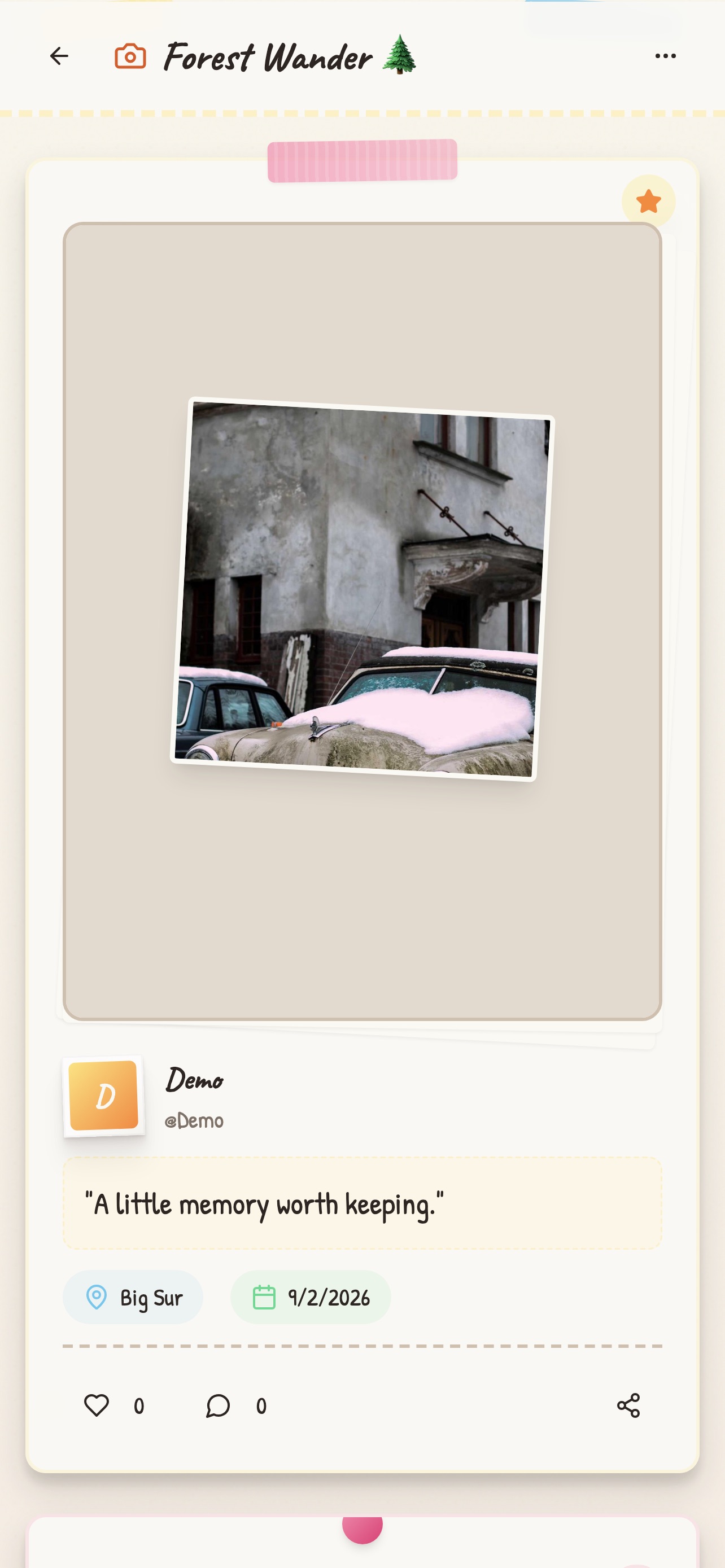 Screenshot 3 of Scrapbook: Friends & Memories