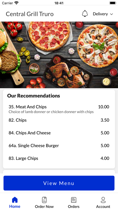 Central Grill Truro Screenshot