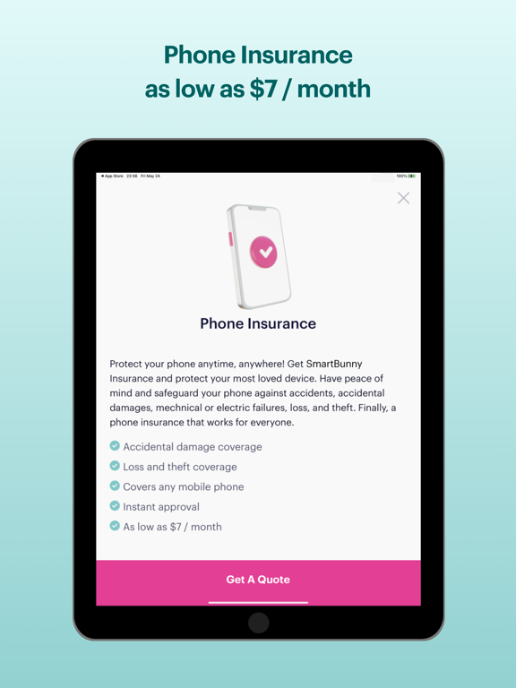 SmartBunny Insurance iPad screenshot 6 - Finance app
