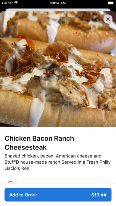 Stuff'D Steaks & Hoagies iPhone screenshot 4 - Food & Drink app