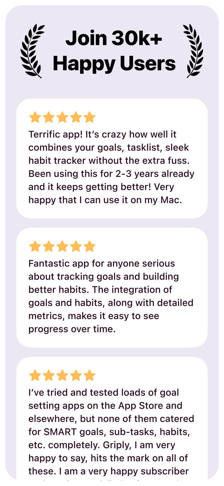 Goal Tracker: Griply screenshot 10
