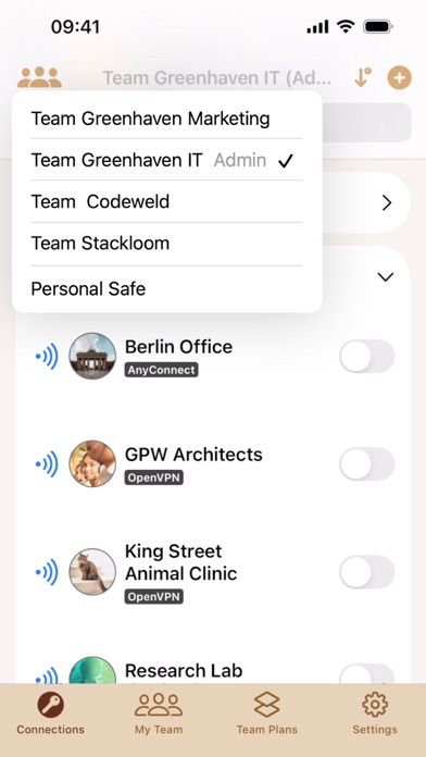 VPN Tracker – Remote Access Screenshot
