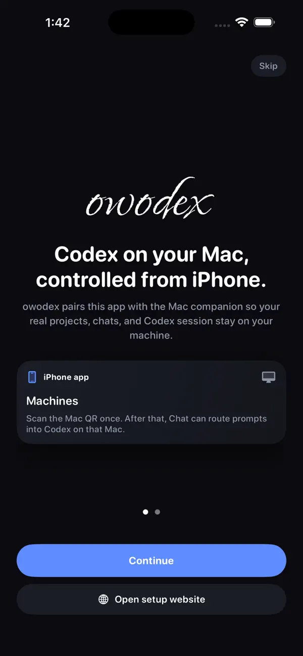 #1. owodex (iOS) โดย: Owo Innovations LLC