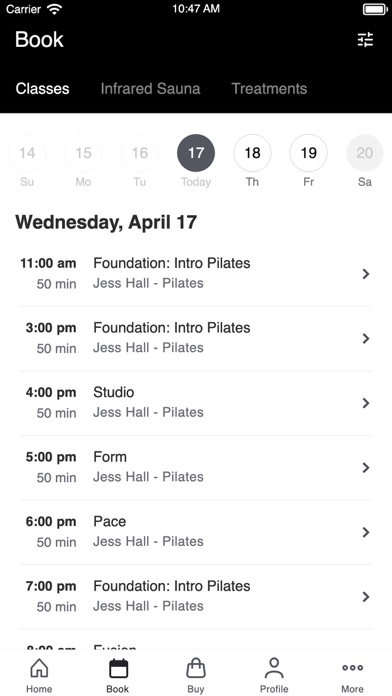 Studio Form Screenshot