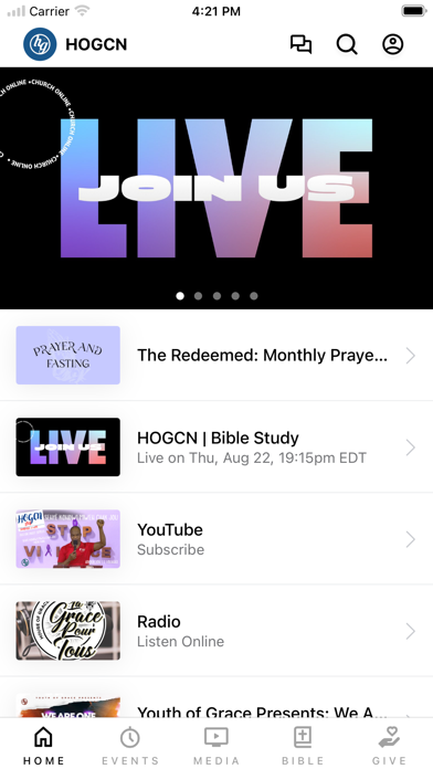 House Of Grace Ministries Screenshot