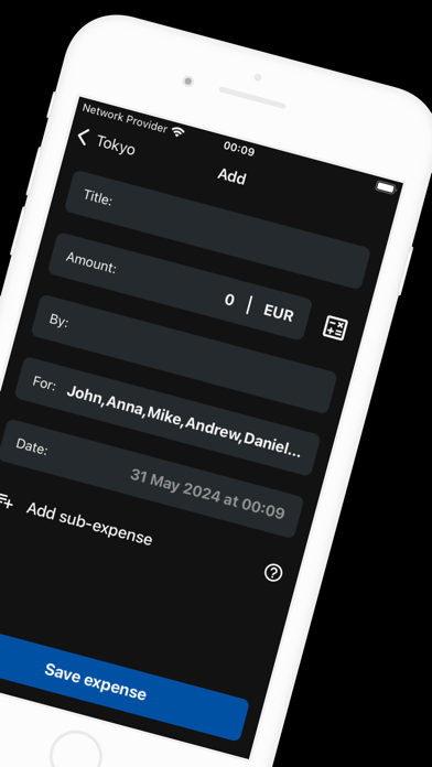 Divido - Split Group Expenses Screenshot