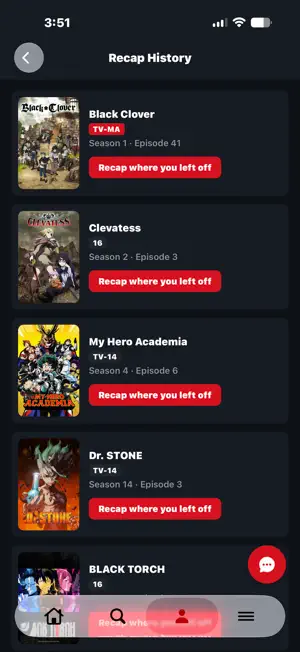 Recap Story: Anime Catch Up screenshot 3