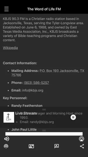 90.3 FM KBJS Radio screenshot 3