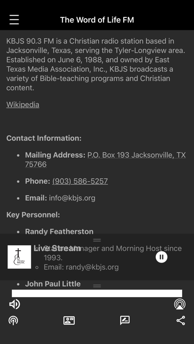 90.3 FM KBJS Radio iPhone screenshot 3 - Entertainment app