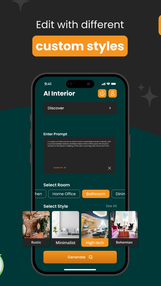 #3. Room Design: AI Home Decor (iOS) Podle: Faruk Beyazit