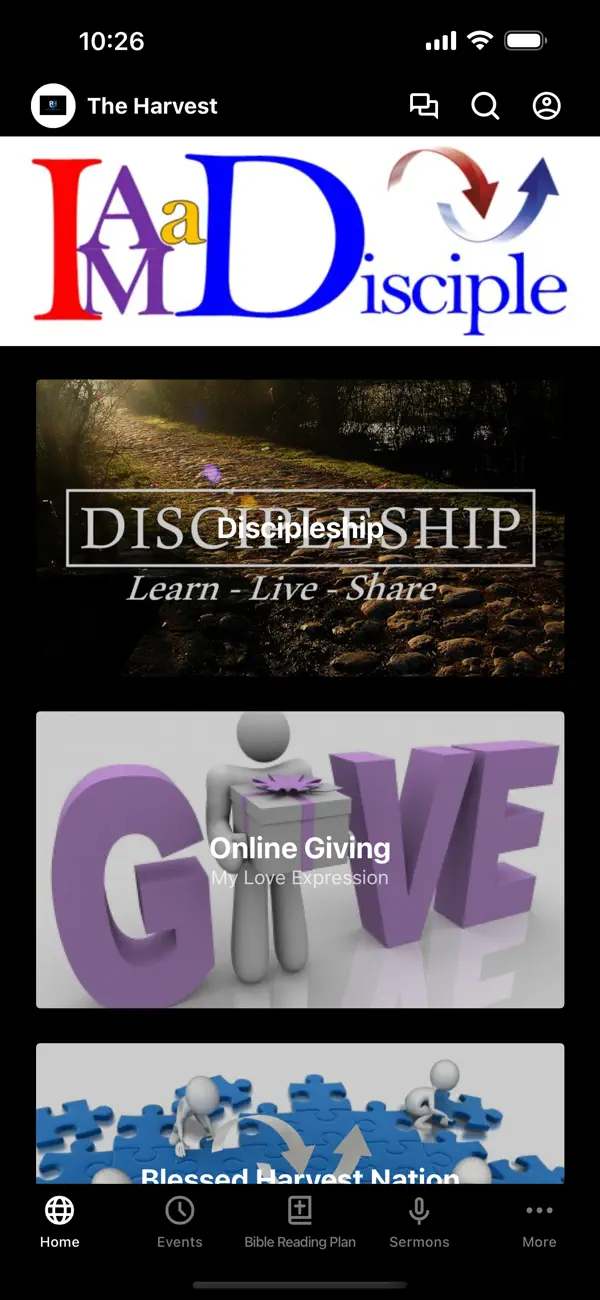 Screenshot #1 pour Blessed Harvest App