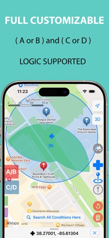 Map Across: Multiple Places Screenshot 4 of 9