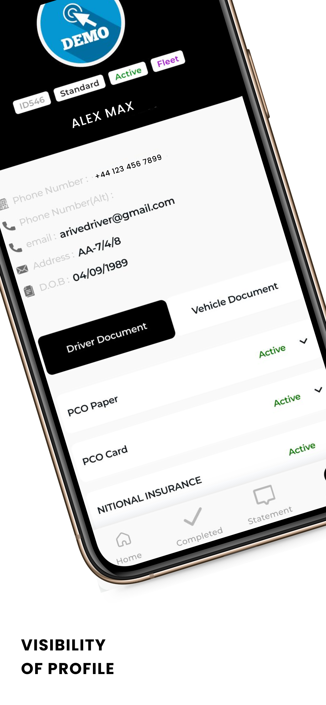 Arivé Driver screenshot 4