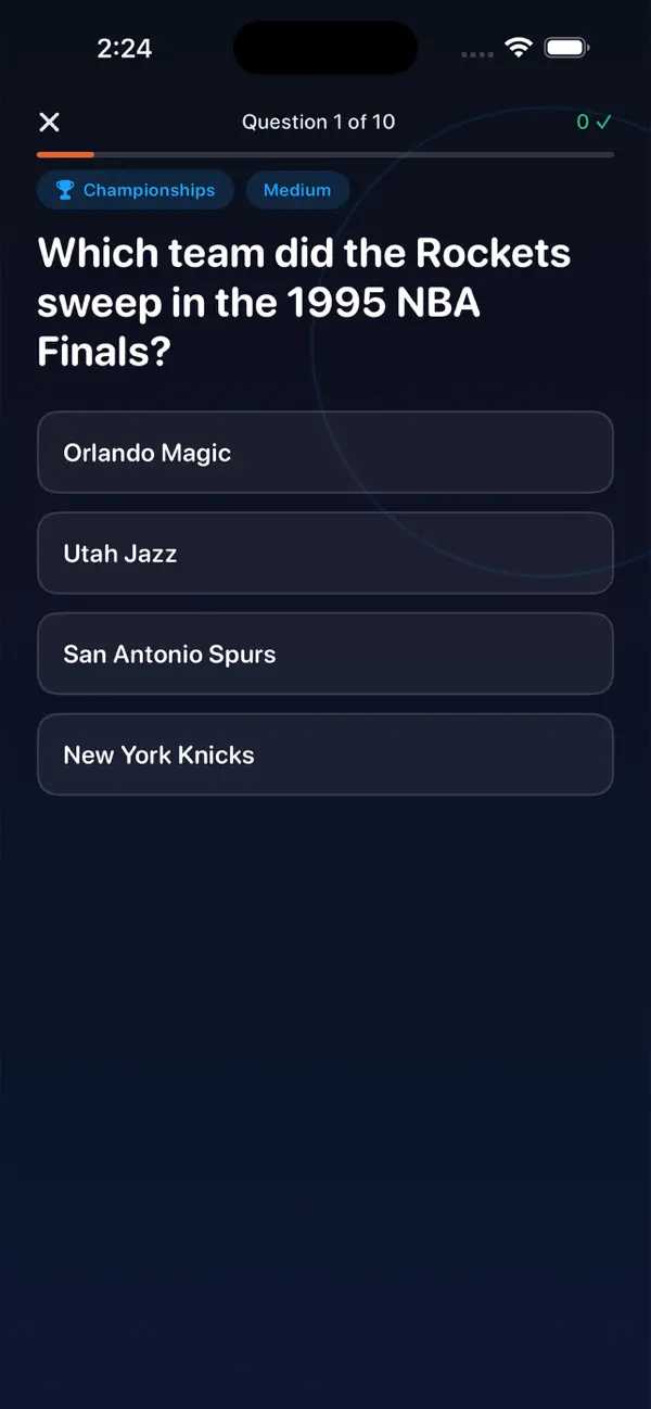 Screenshot #1 pour Basketball Hoops Trivia
